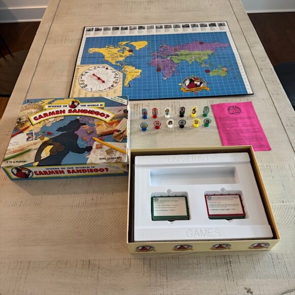 Vintage 1992 University Games Where in the World is Carmen SanDiego? - Picture 2 of 11